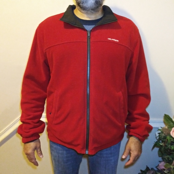 Tommy Hilfiger Other - EUC Tommy Hilfiger Reversible Red Fleece Jacket